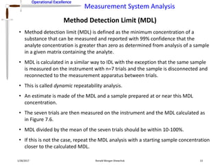 Mdl Calculation Measurement System Analysis | PPTX