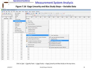 Gage Analysis Measurement System Analysis | PPTX