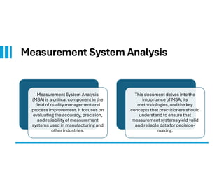 Measurement System Analysis for awareness | PDF
