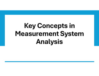 Measurement System Analysis for awareness | PDF