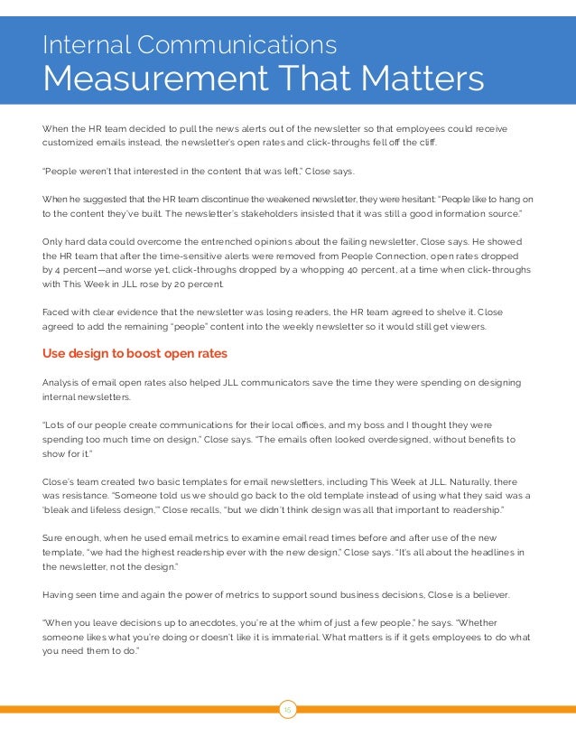 internal newsletter template