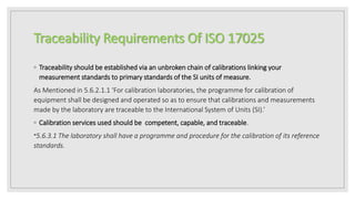 Measurement Traceability | PPTX