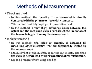 Direct Measurement Video Method Measurement Uncertainty and measurement system analysis | PPTX