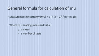 MEASUREMENT UNCERTAINTY (Gold testing labs).pptx