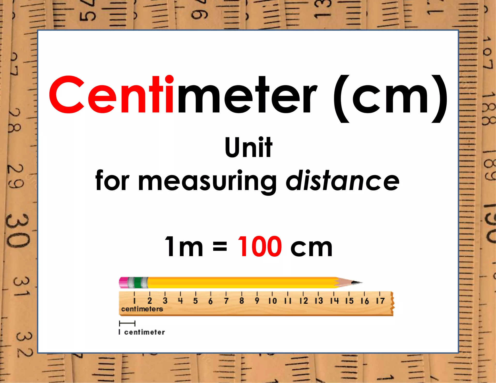 Measurement Unit Vocabulary/Word Wall | PPTX