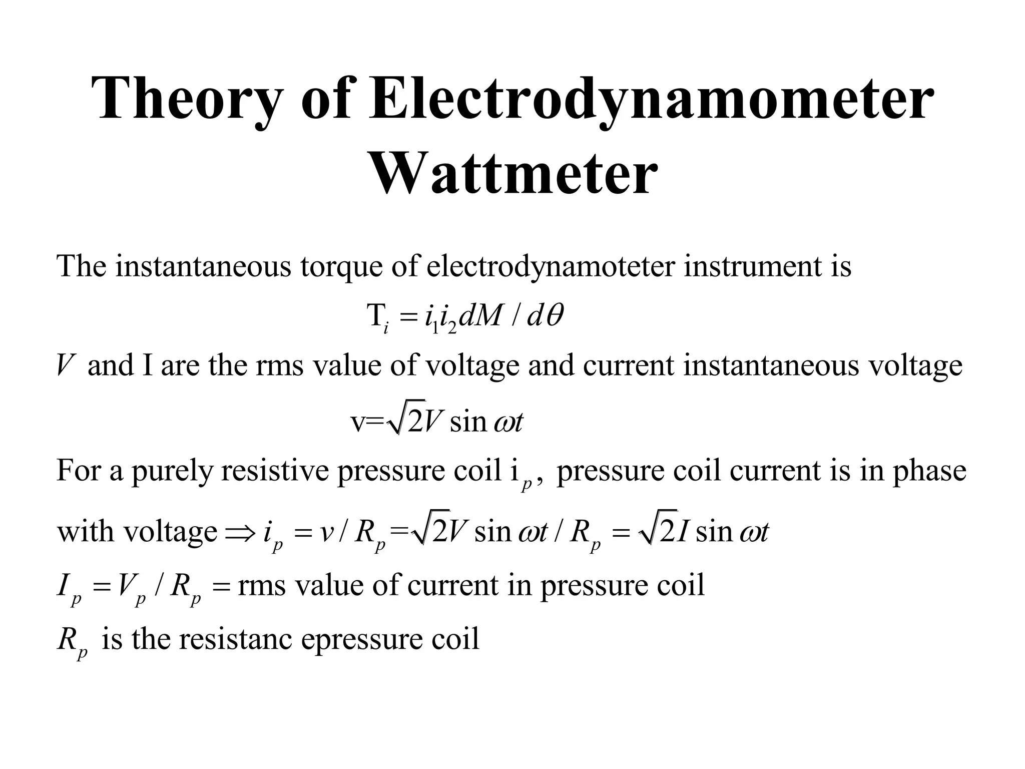 Measuremnt of Power and Energy | PPT