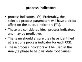 Measure phase - six sigma | PPTX