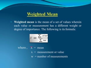 measures of central tendency in statistics which is essential for ...