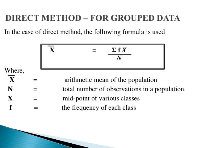 Worksheet Central Tendency Formula measures of central tendency 13
