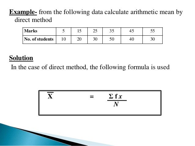 5 cut calculator method Measures of tendency central