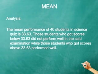 Mean, Median, Mode: Measures of Central Tendency | PPTX