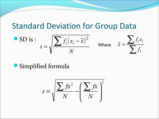 Measures of dispersion | PPT