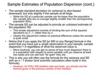 Measures of dispersion | PPT
