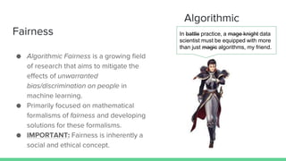 Measures and mismeasures of algorithmic fairness | PPTX