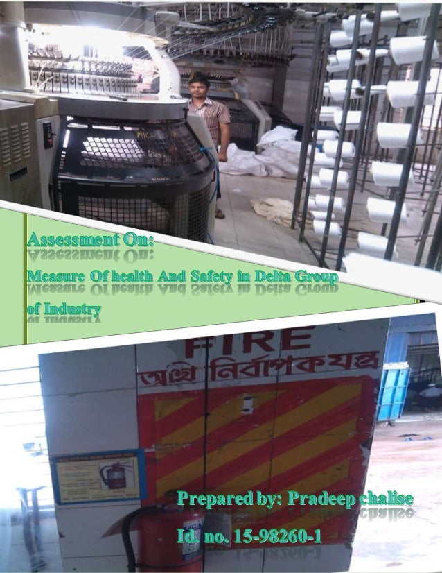 Measures of health and safety in textile industry