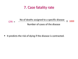 Measures of mortality | PPTX