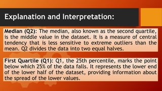 Descriptive Measures-Measures of Positionality | PPTX
