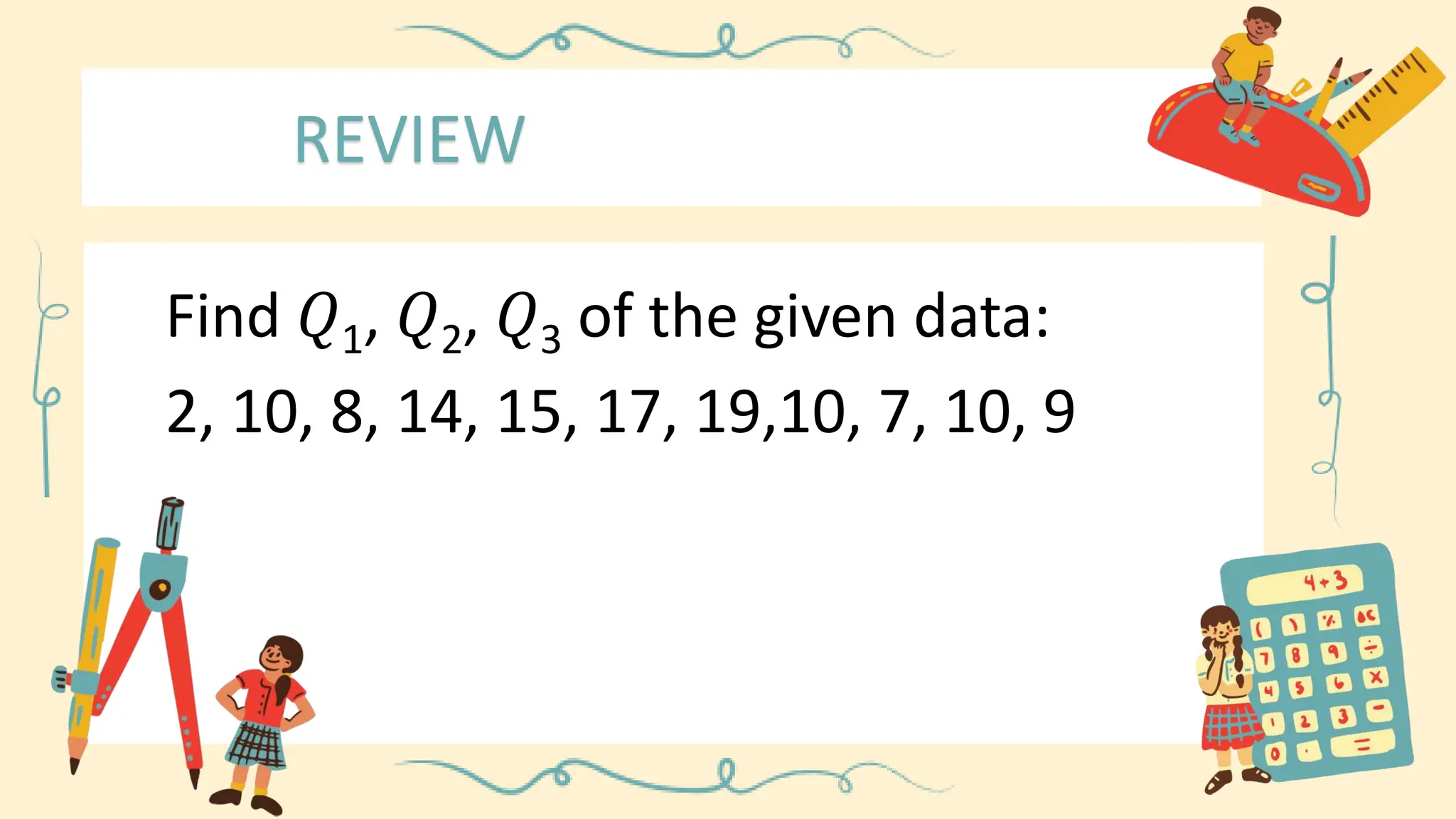 Measures of Position DECILES for ungrouped data | PPTX
