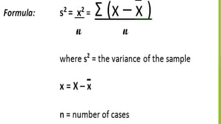 Measures of variability | PPTX