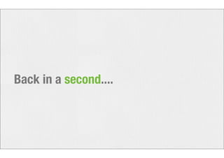 Back in a second.... 
 