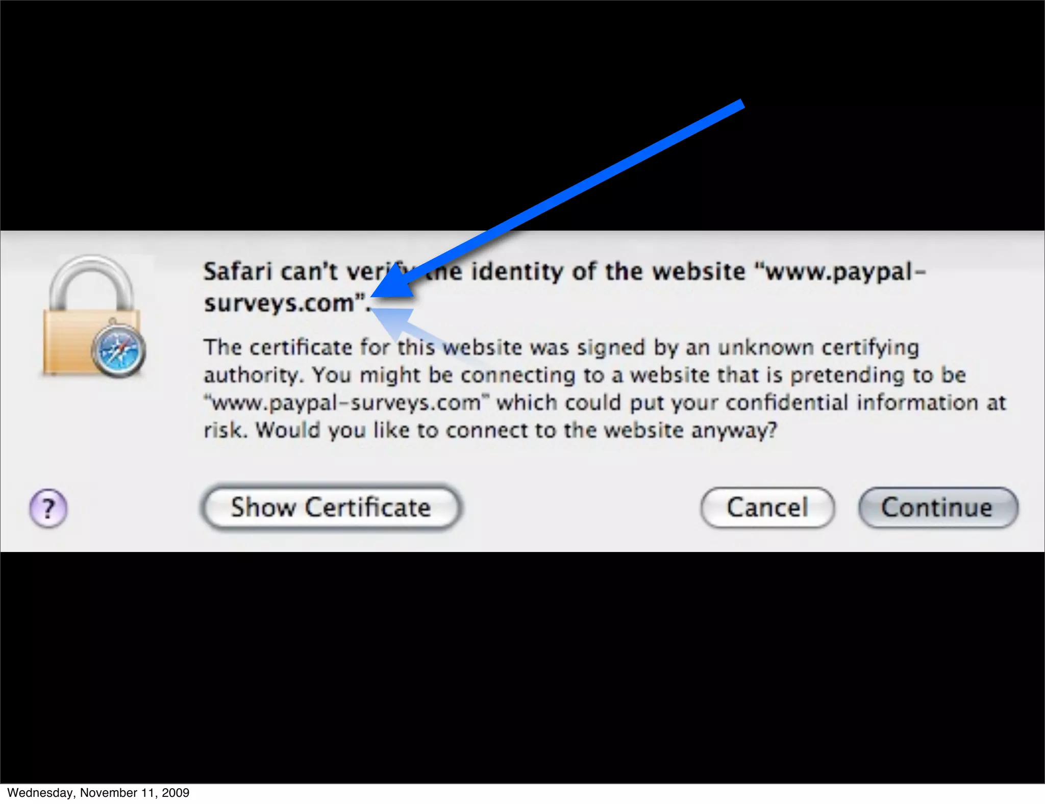 Wednesday, November 11, 2009
 