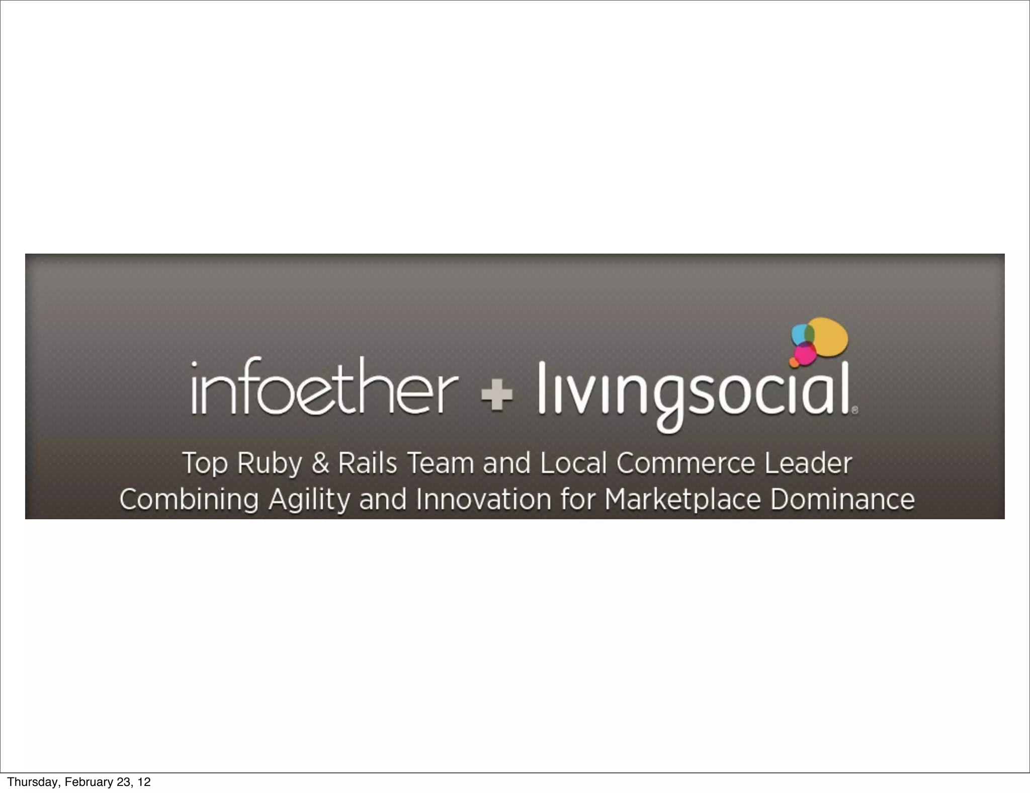 Thursday, February 23, 12
 