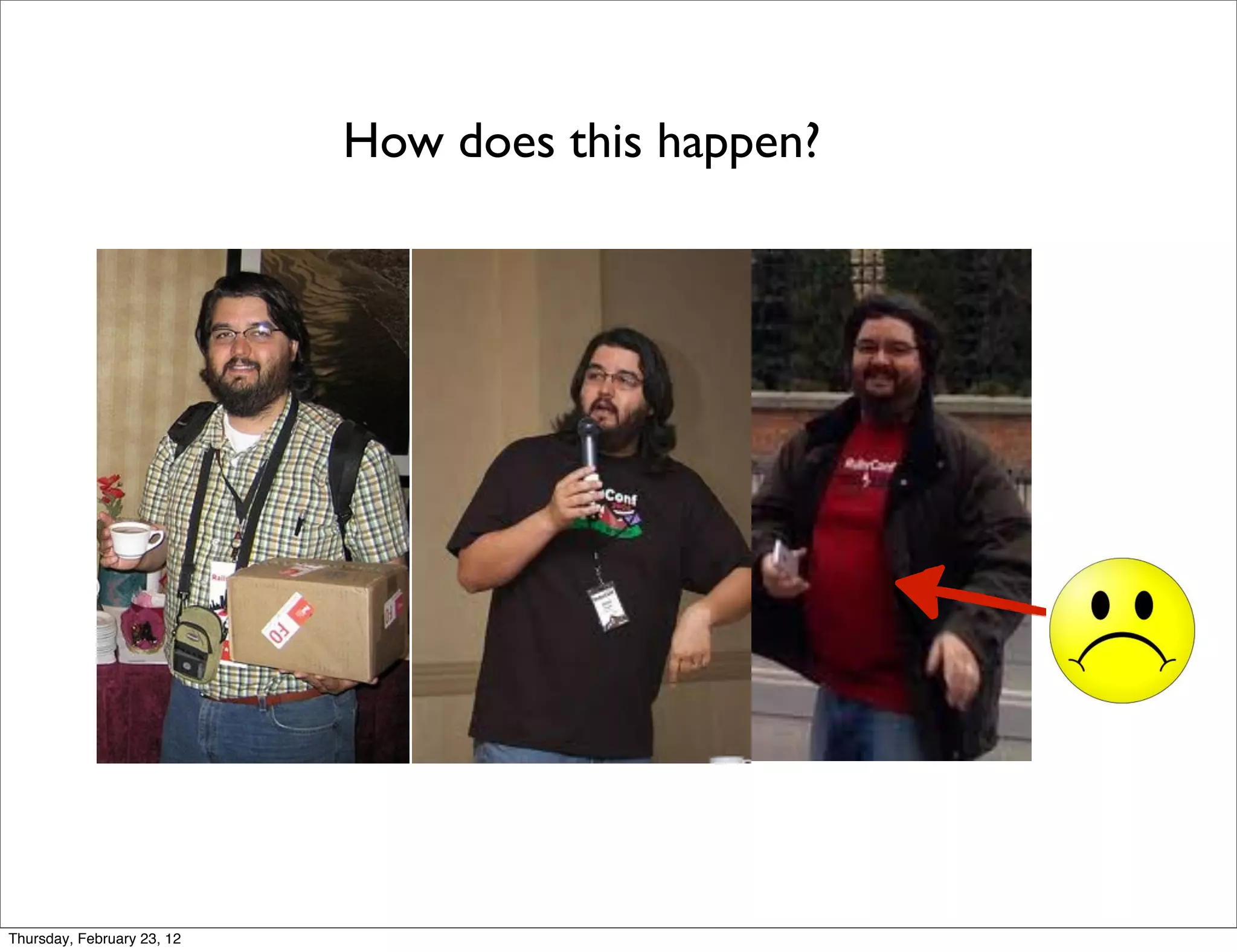 How does this happen?




Thursday, February 23, 12
 