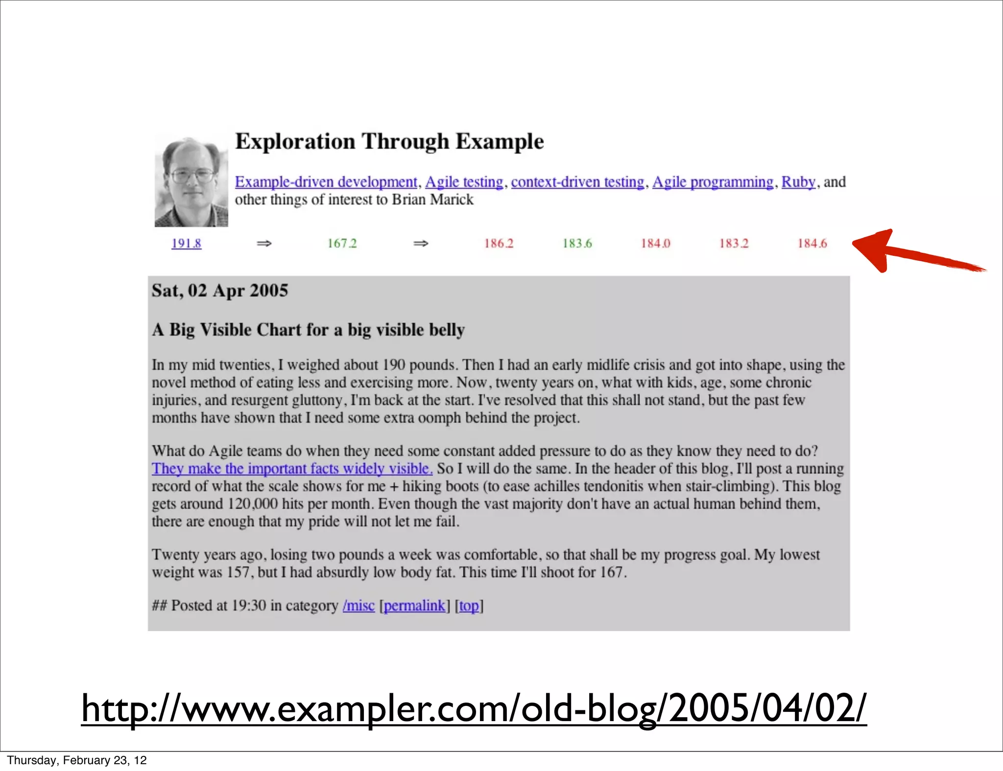 http://www.exampler.com/old-blog/2005/04/02/
Thursday, February 23, 12
 