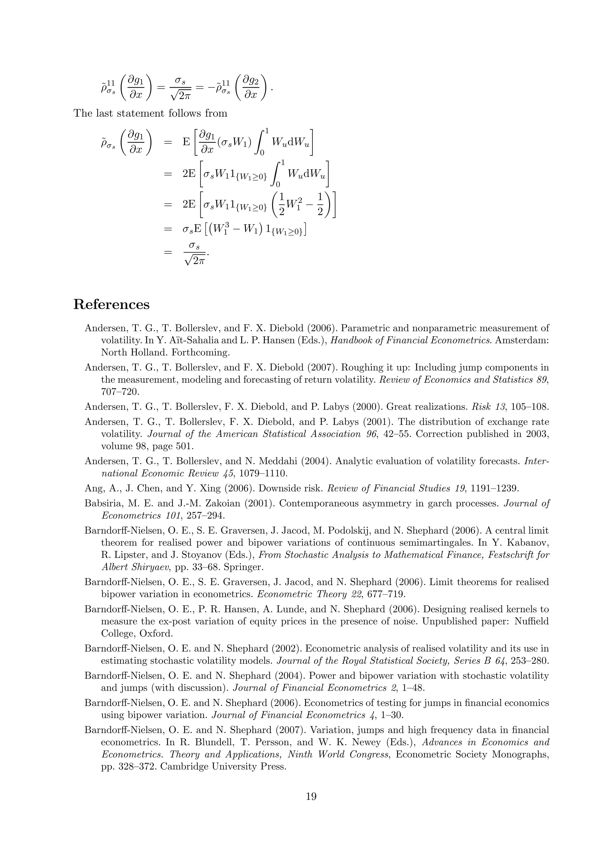 Measuring Downside Risk — Realised Semivariance | PPT