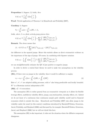 Measuring Downside Risk — Realised Semivariance | PDF