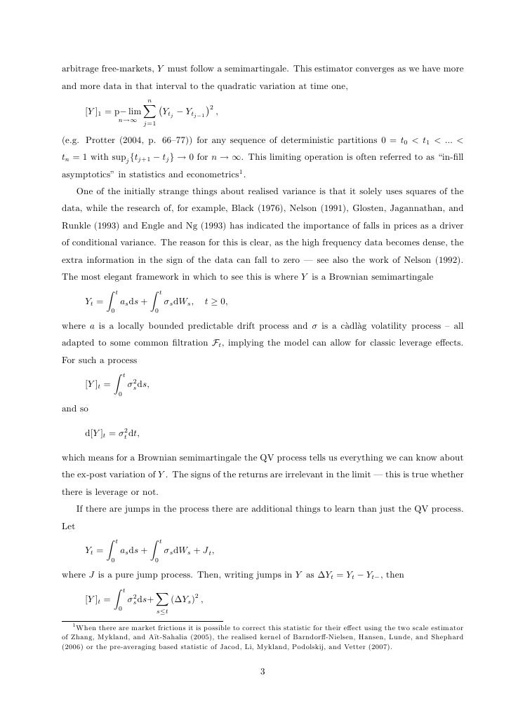 Measuring Downside Risk — Realised Semivariance