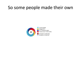 So some people made their own

 