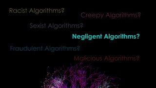 Negligent Algorithms?
 