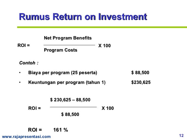 Rumus Return Of Investment Rumus Return Of Investment
