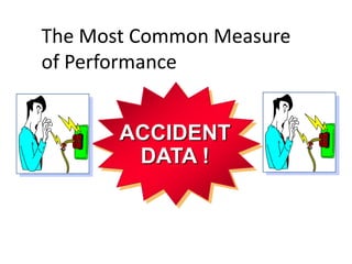 The Most Common Measure
of Performance
ACCIDENT
DATA !
 