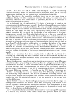 Measuring agreement in method comparison | PDF