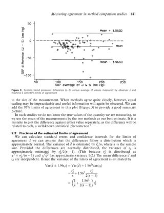 Measuring agreement in method comparison | PDF