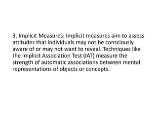 Measuring Attitude by different scales in psychology | PPTX
