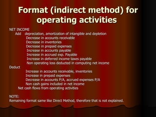 Measuring cash flows or statement of cash flows | PPT