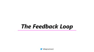 The Feedback Loop
@BagmarAnand
 