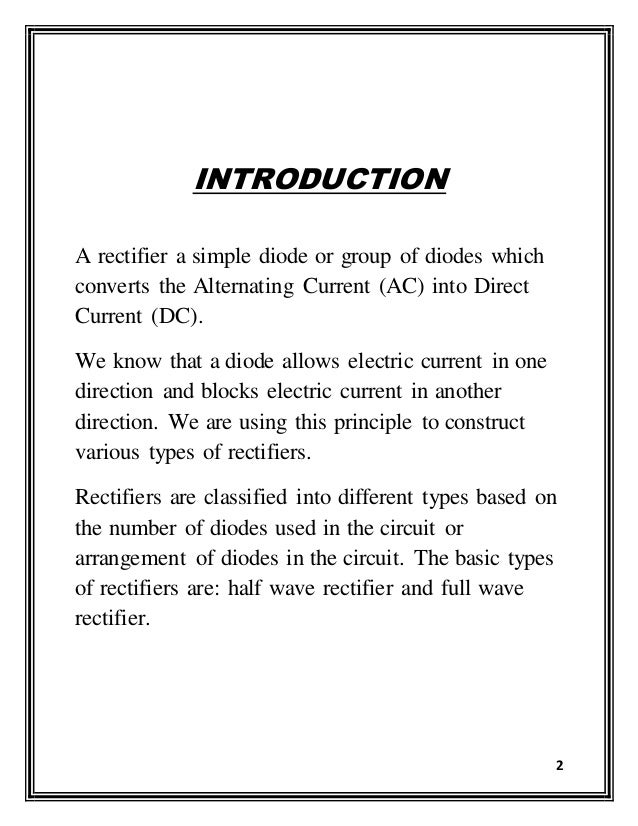 Class 12 Physics Project Measuring Current Using Halfwave Rectifier