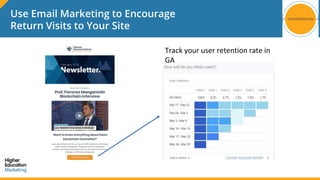 Webinar: Measuring Digital Marketing Success Through the Enrollment Journey Slide 31