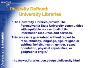 Representation from different countries and cultures