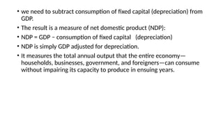 Ndp Calculation Measuring domestic output, national Income and price level.pptx