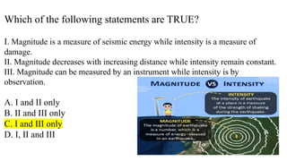 MEASURING EARTHQUAKES using the term Magnitude and Intensity.pptx