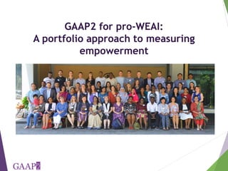 Measuring empowerment in agricultural development projects using WEAI and WELI