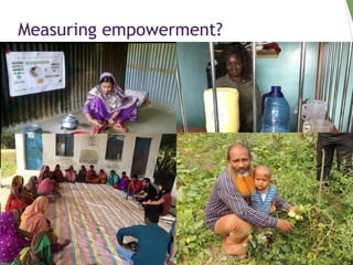 Measuring empowerment in agricultural development projects using WEAI and WELI