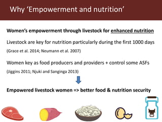 Measuring empowerment in agricultural development projects using WEAI and WELI