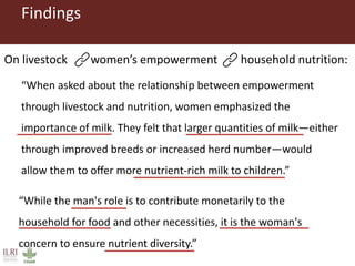 Measuring empowerment in agricultural development projects using WEAI and WELI