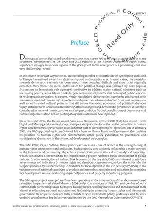 Measuring human rights and democratic governance experience and lessons ...